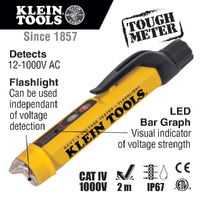 Klein Tools NCVT-3 | Non-Contact Voltage Tester Pen with Torch | 12-1000V AC additional image