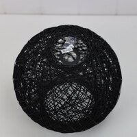 Oriel OL2593BK | KONO DIY 250mm Spherical String Shade | Black additional image
