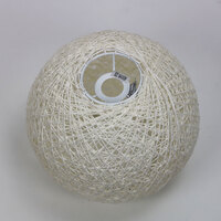 Oriel OL2593WH | KONO DIY 250mm Spherical String Shade | White additional image