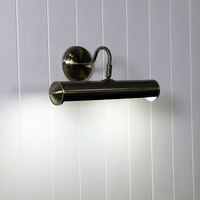 Oriel OL50800AB | Picture Light Indoor Plated Wall Light | Antique Brass additional image