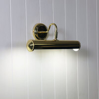Oriel OL50800BP | Picture Light Indoor Plated Wall Light | Brass additional image