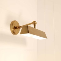 Oriel OL50903SB | Loxby Metal Wall Light | Satin Brass additional image
