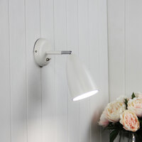 Oriel OL55211WH | Salem Adjustable Wall Light With Switch | White additional image