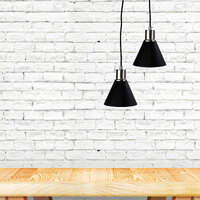 Oriel OL67511BC | Como Single Pendant Light Black and Brushed Chrome additional image