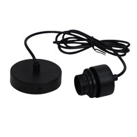 Oriel OL69253BK | PARTI 1800mm E27 Suspension Kit | Black additional image