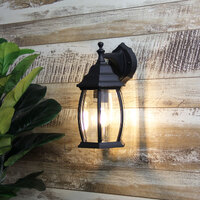 Oriel OL7661BK | Highgate Down Traditional Outdoor Wall Light | Black additional image