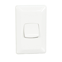 Clipsal P2031VA | 1 Gang Switch 10Amp 250v White (P2000 Series) additional image