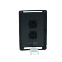 Clipsal Pro Series P3042C-BK | 2 Gang Skin Switch Cover Only (No Mech or Grid Plate)| Black additional image