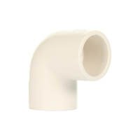 AC Direct PDP20-90E | 20mm Pressure Drain Pipe bend 90° Elbow | White additional image