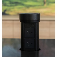 Point Pod PPC1B | Pop-Up Power Outlet 2 Power Point | Black additional image