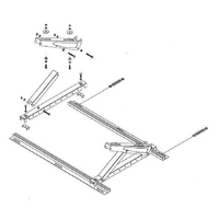 Roof Bracket 150KG Powder Coated - RB560 | 500 - 250- 780mm  additional image