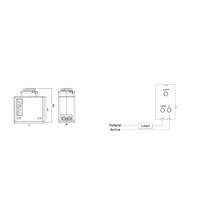 SAL SDD350BTG2 | PIXIE 350w Blue Tooth Push Button Smart Trailing Edge LED Dimmer additional image