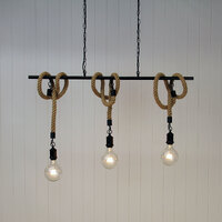 Stylux SL65013BK | 3 Rope Pendant Light | Black additional image