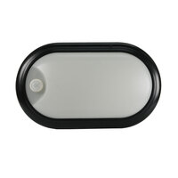 SAL SL7271TC-BK-S | Oval LED Bunker Light 15W With Sensor | Tri Colour | Black additional image