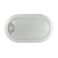 SAL SL7271TC-WH-S | Oval LED Bunker Light 15W With Sensor | Tri Colour | White additional image