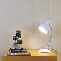 Stylux SL98401WH | Trax Classic Gooseneck Task Lamp | White additional image