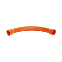 20mm PVC Sweep Bend 90 degree orange Heavy Duty | 30190 additional image