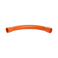 25mm Sweep Bend 90 degree Orange Heavy SWB25-90 PVC additional image