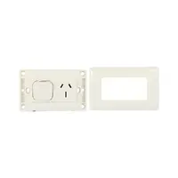 Tesla TESGPO115LD | Single Large Switch GPO 15A | White additional image