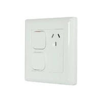 Tesla TESGPO1XLDX | Single Large GPO With Extra Switch 10A | White additional image