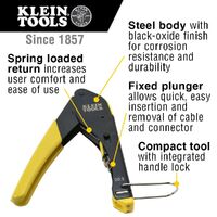 Klein Tools VDV026-211 | Coax Cable Installation Kit with Zip Pouch | Red & Yellow additional image