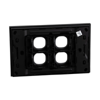 CLIPSAL SATURN ZEN Z4034VH-ZB | 4 Gang Grid and Plate Premium Matt Finish Black additional image