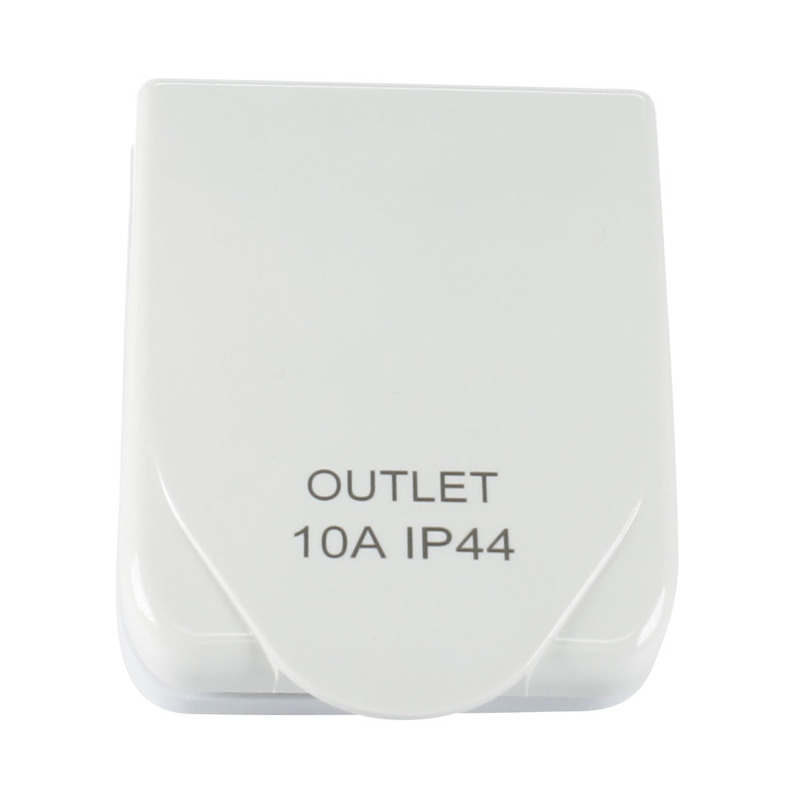 NLS 30791 | Weatherproof Inlet 15 Amp White IP44 | Caravan Inlet