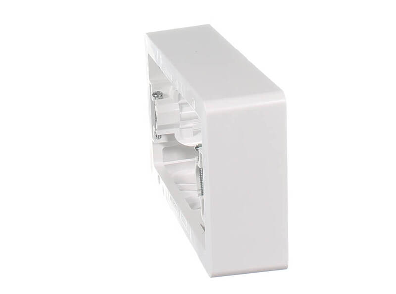 Clipsal 449ABVW Mounting Block One Gang 34mm Deep Vivid White