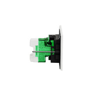 Clipsal 1010CSZ-ZW | Solis Horizontal Mount Single GPO | Matte White Power Point additional image