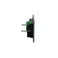 Clipsal 1025XUA-PT | Solis T Series Horizontal Double GPO With Extra Switch (NO MECH) | Platinum Power Point additional image