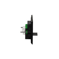 Clipsal 1042TA-EA | Solis T Series 2 Gang Switch 20A/16AX | Ebony Aluminium additional image