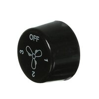 Clipsal 2031VF3CB-KB-BK | Black 4 Position Fan Controller Knob Suits Airflow Ceiling Fans additional image