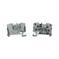 Wago 2204-1201 | 2 Conductor Through Terminal With Push Button DIN-Rail 4mm² | 50-Pack additional image