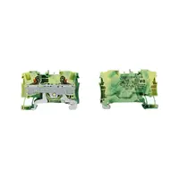 Wago 2206-1207 | 2 Ground Conductor Through Terminal With Push Button DIN-Rail 6mm² | 50-Pack additional image