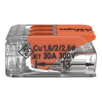 Wago 221-613 | 6mm² 3-Way Compact Splicing Connectors | Jar of 30 additional image