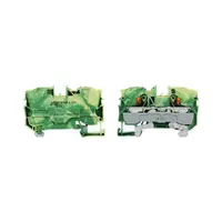 Wago 2210-1207 | 2 Ground Conductor Through Terminal With Push Button DIN-Rail 10mm² | 25-Pack additional image