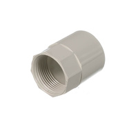Clipsal 258-25-GY | 25mm Plain to Screw PVC Conduit Female Coupling additional image