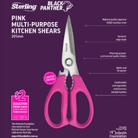 Sterling 29-721PC1 | Pink Kitchen Shears & Snips Combo | Stainless Steel additional image