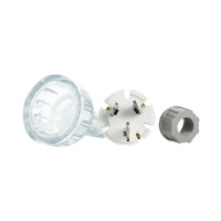 NLS 30406 | 3 Pin 10Amp Plug Top (Transparent) additional image