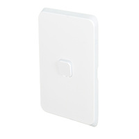 Clipsal Iconic 3041C-VW | 1 Gang Switch Plate Cover | Vivid White | (Skin Only) additional image