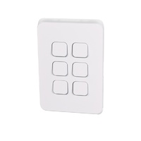 Clipsal Iconic 3046VA-VW | Switch 6 Gang 10Amp | Vivid White additional image
