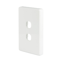 NLS 30602 | 2 Gang Switch Plate Only ' Classic' Style ' White additional image