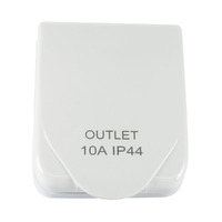 NLS 30791 | Weatherproof Outlet 10 Amp White IP44 | Caravan Outlet additional image