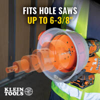 Klein Tools 31101 | Hole Saw Collapsible Dust Bowl | Translucent additional image