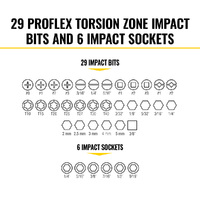 Klein 33805 | KNECT ProFLEX Impact Screwdriver Bit and Socket Set | 38 Pieces additional image