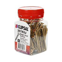 Clipsal 357/63J | Self Drilling Point Bugle Head Screws 8G x 63mm | Qty: 100 additional image