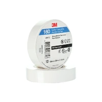 3M 3M160-WH | Vinyl Electrical Insulation Tape White 18mm x 0.15mm x 20m | 600V additional image