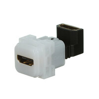 Clipsal Iconic 40HDMIA-TN | HDMI Adaptor | Angled Rear Socket | White additional image