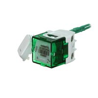 Clipsal Iconic 40MBPRL-VW | Bell Press Switch Momentary Mechanism | 10A with LED additional image