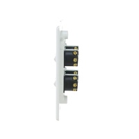4C Slimline 4 Gang Wall switch 16Amp 250v | Elegant Range | White additional image